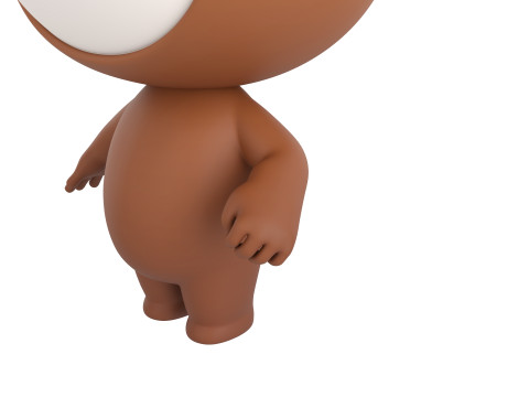 Character253 Rigged Mascot Modello 3D