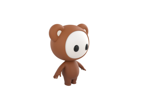 Character253 Rigged Mascot Modello 3D
