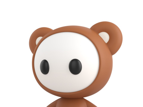 Character253 Rigged Mascot Modello 3D