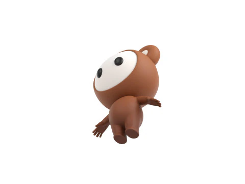 Character253 Rigged Mascot 3D Model