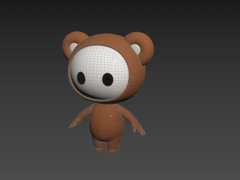 Character253 Rigged Mascot 3D Model