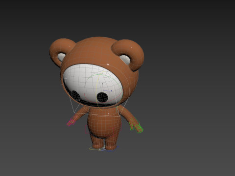 Character253 Rigged Mascot Modello 3D