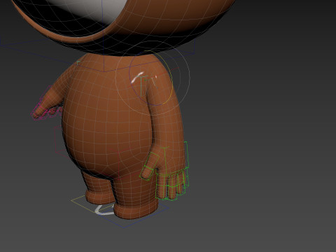 Character253 Rigged Mascot Modello 3D