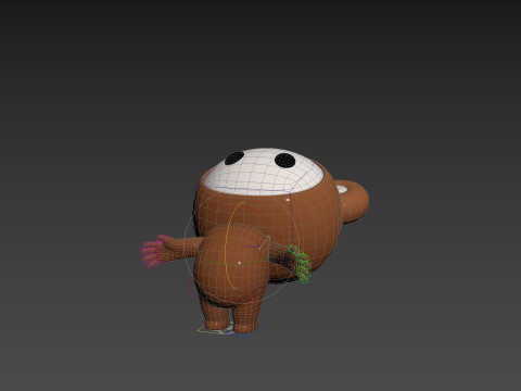 Character253 Rigged Mascot Modello 3D