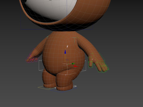 Character253 Rigged Mascot Modello 3D