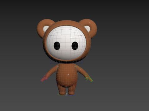 Character253 Rigged Mascot Modello 3D