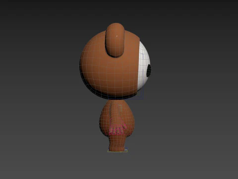 Character253 Rigged Mascot 3D Model