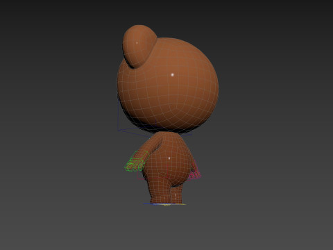 Character253 Rigged Mascot Modello 3D