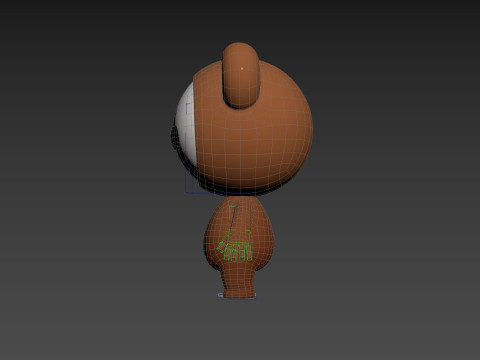 Character253 Rigged Mascot Modello 3D
