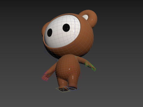 Character253 Rigged Mascot Modello 3D