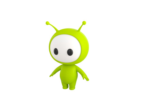 Character254 Rigged Mascot Model 3D