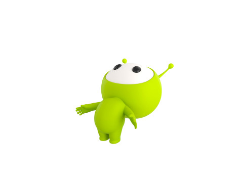 Character254 Rigged Mascot Model 3D