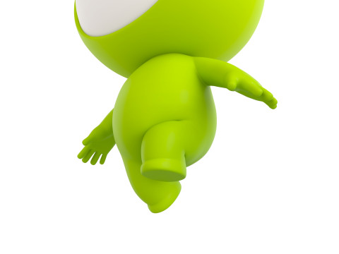 Character254 Rigged Mascot Model 3D