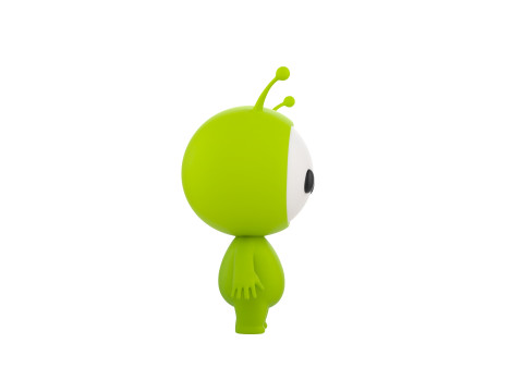 Character254 Rigged Mascot Model 3D