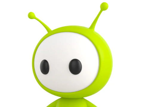 Character254 Rigged Mascot 3D Model