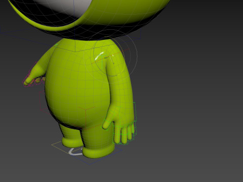 Character254 Rigged Mascot Model 3D