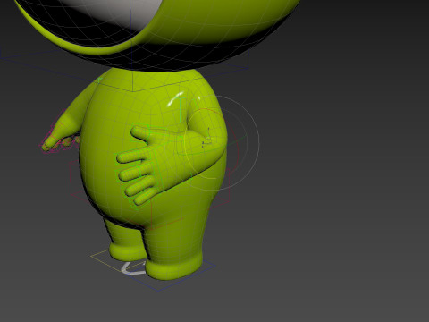 Character254 Rigged Mascot Model 3D