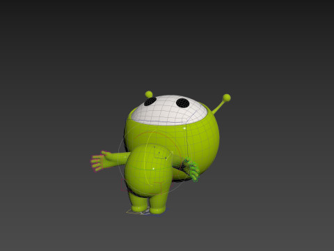Character254 Rigged Mascot Model 3D