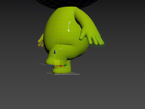 Character254 Rigged Mascot Model 3D