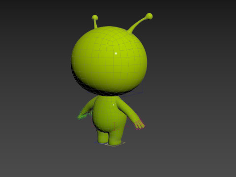Character254 Rigged Mascot Model 3D