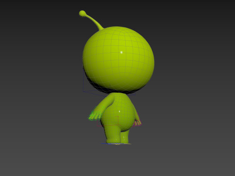 Character254 Rigged Mascot Model 3D