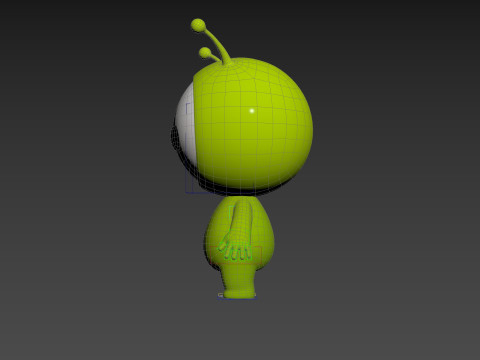 Character254 Rigged Mascot Model 3D