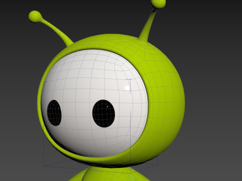 Character254 Rigged Mascot Model 3D