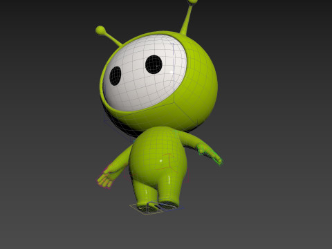 Character254 Rigged Mascot Model 3D