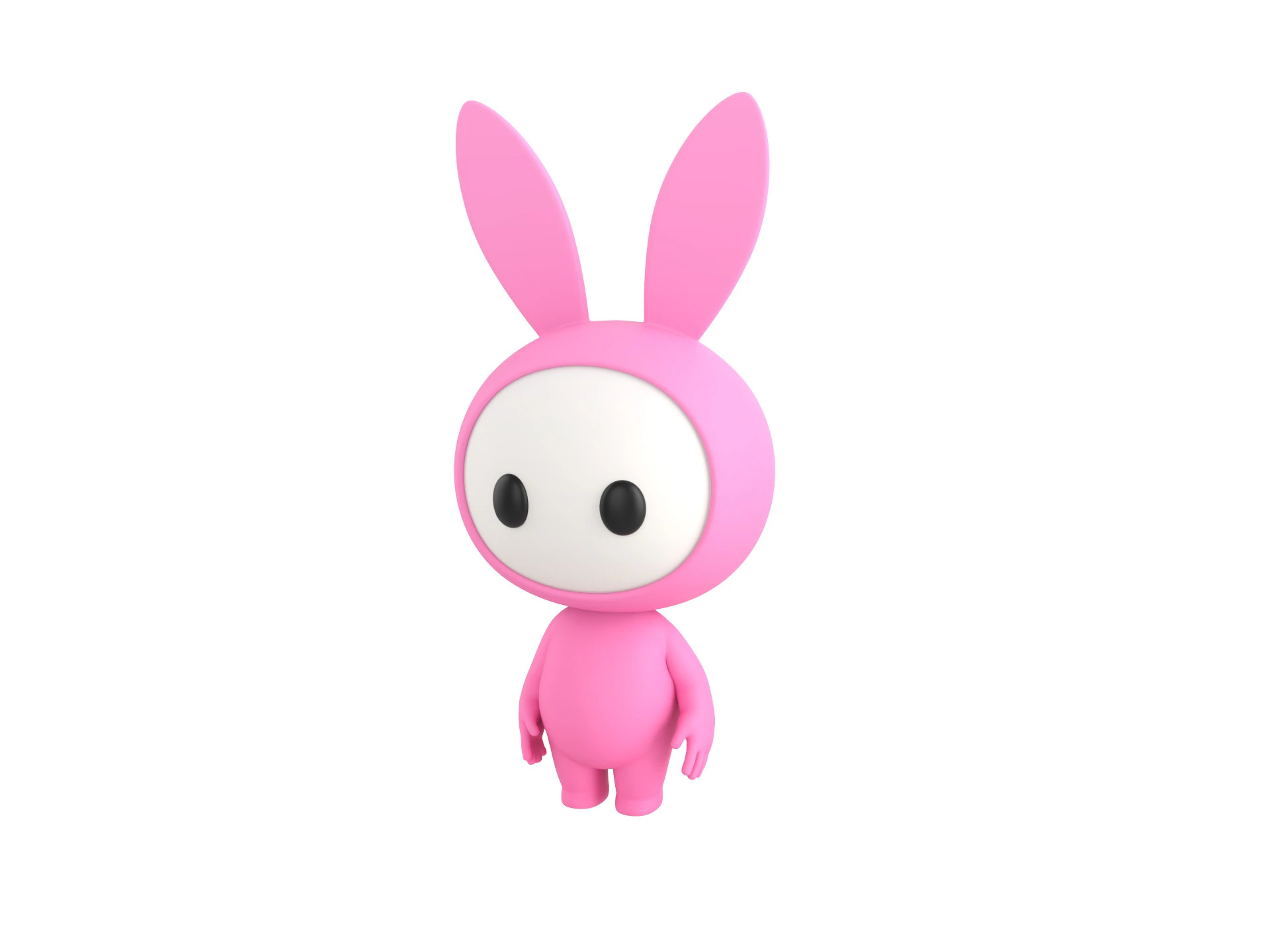 Character255 Rigged Mascot 3D Model .c4d .max .obj .3ds .fbx .stl .blend