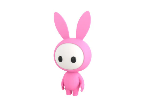 Character255 조작 마스코트 3D 모델