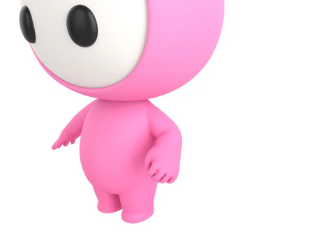 Character255 Rigged Mascot 3D Model