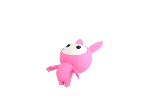Character255 Rigged Mascot 3D Model