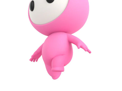 Character255 Rigged Mascot 3D Model