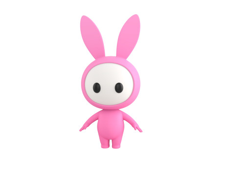 Character255 Rigged Mascot 3D 模型