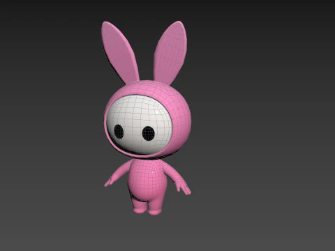 Character255 Rigged Mascot 3D Model