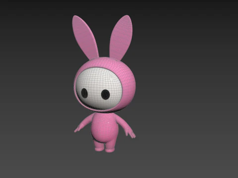 Character255 Rigged Mascot 3D Model