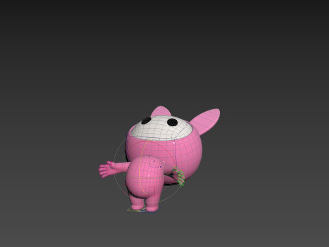 Character255 Rigged Mascot 3D 模型