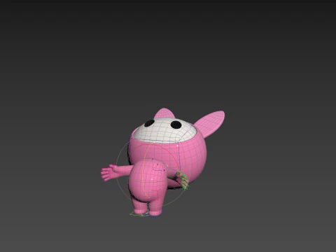 Character255 Rigged Mascot 3D Model