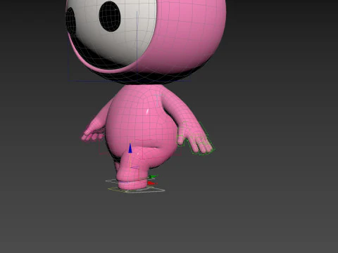 Character255 Rigged Mascot 3D Model