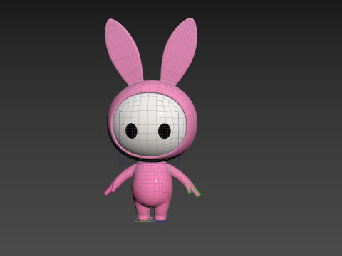 Character255 Rigged Mascot 3D 模型