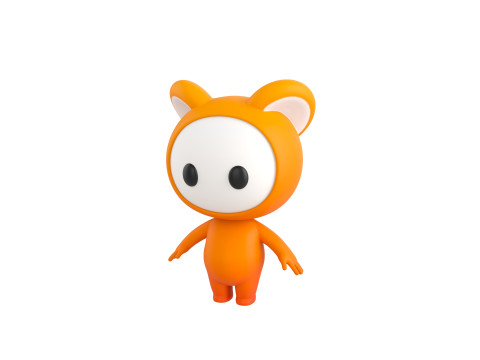 Character256 Rigged Mascot Modelo 3D