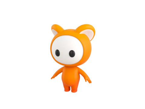 Character256 Rigged Mascot 3D Model