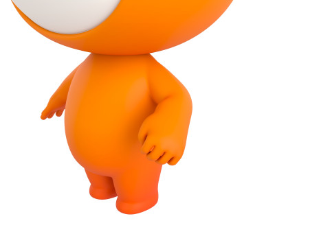 Character256 Rigged Mascot Modelo 3D