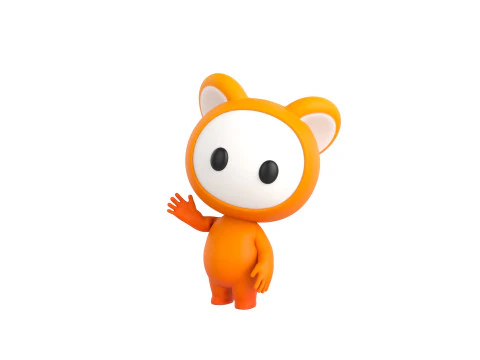 Character256 Rigged Mascot 3D Model