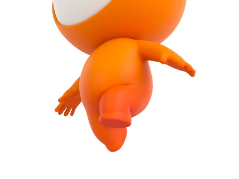 Character256 Rigged Mascot 3D Model