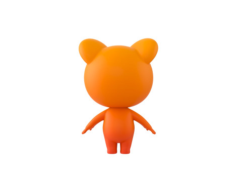 Character256 Rigged Mascot Modelo 3D