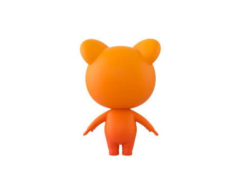 Character256 Rigged Mascot 3D Model