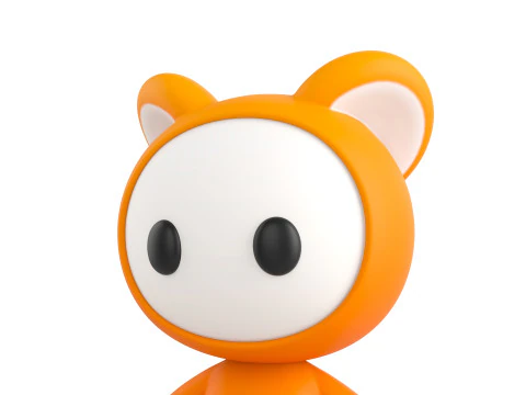 Character256 Rigged Mascot 3D Model