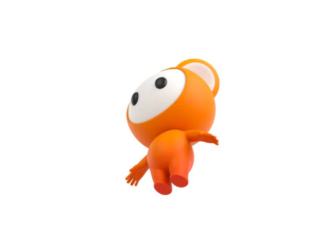 Character256 Rigged Mascot 3D Model