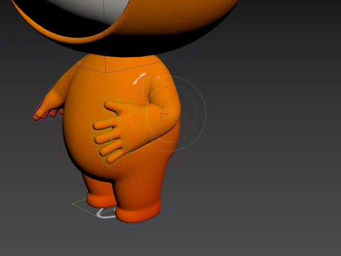 Character256 Rigged Mascot 3D Model